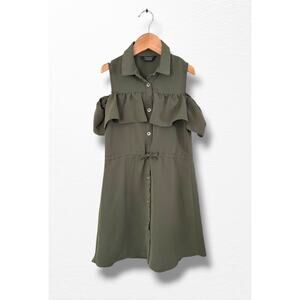 Primark Crepe Cold-Shoulder Dress, Size 8/9